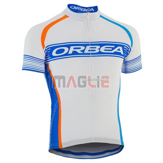 Maglia Orbea manica corta 2015 celeste e bianco