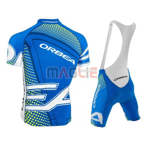 Maglia Orbea manica corta 2015 celeste e nero