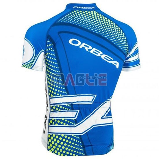 Maglia Orbea manica corta 2015 celeste e nero