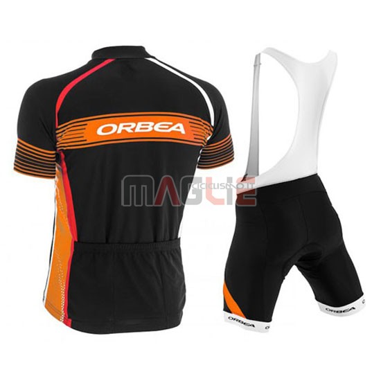 Maglia Orbea manica corta 2015 nero e arancione