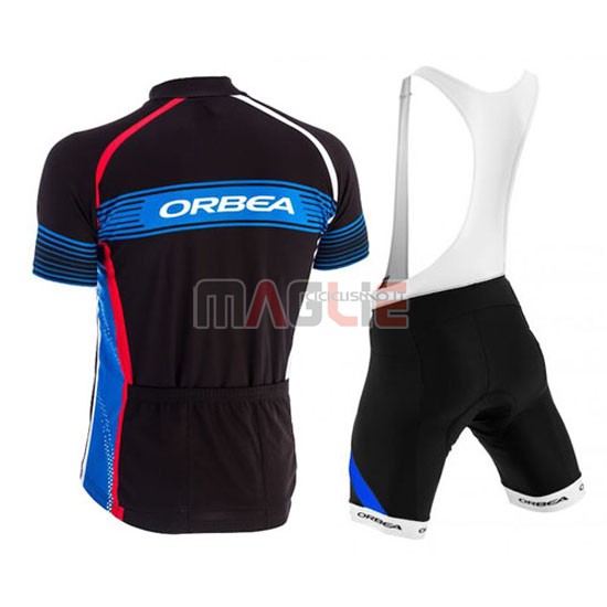 Maglia Orbea manica corta 2015 nero e celeste