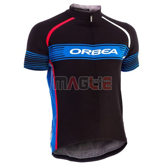 Maglia Orbea manica corta 2015 nero e celeste