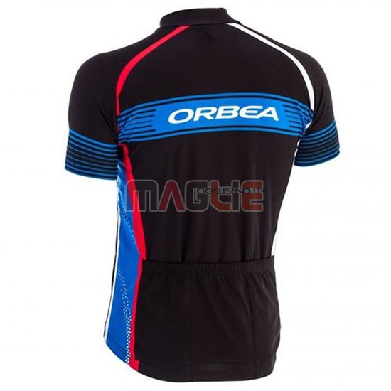 Maglia Orbea manica corta 2015 nero e celeste