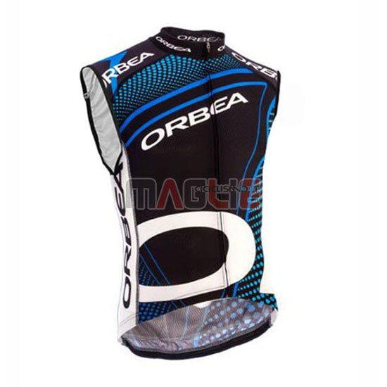 Gilet antivento Orbea 2016 nero e blu