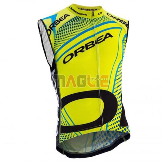 Gilet antivento Orbea 2016 nero e giallo