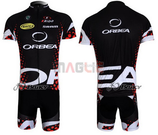 Maglia Orbea manica corta 2013 nero e rosso