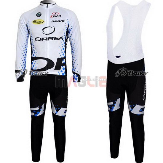 Maglia Orbea manica lunga 2013 nero e bianco