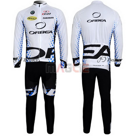 Maglia Orbea manica lunga 2013 nero e bianco