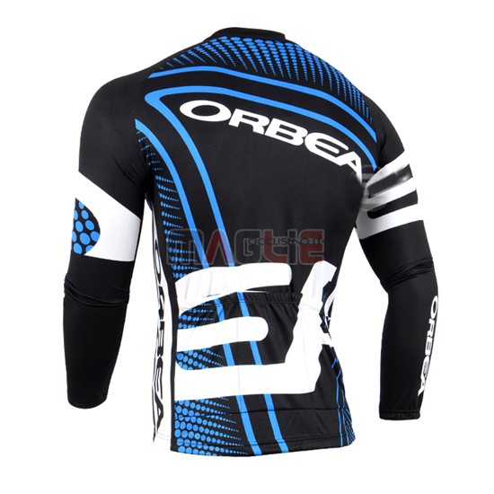 Maglia Orbea manica lunga 2014 nero e blu - Clicca l'immagine per chiudere