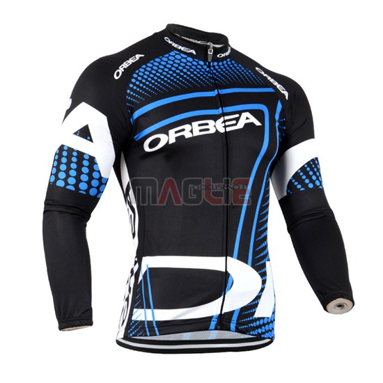 Maglia Orbea manica lunga 2014 nero e blu