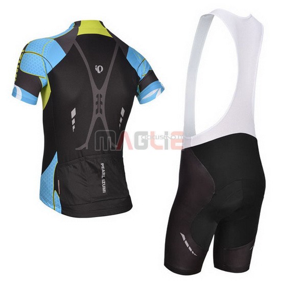 Maglia Pearl izumi manica corta 2014 nero e celeste - Clicca l'immagine per chiudere