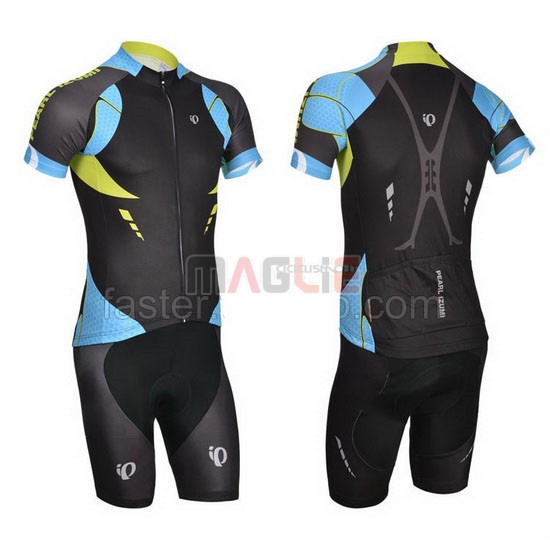 Maglia Pearl izumi manica corta 2014 nero e celeste