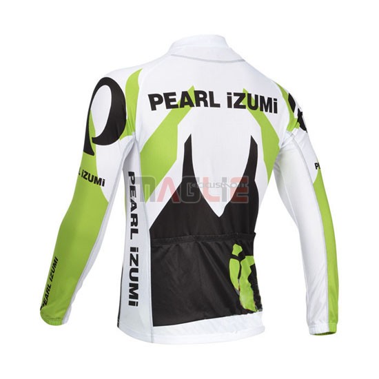 Maglia Pearl izumi manica lunga 2013 bianco e verde - Clicca l'immagine per chiudere