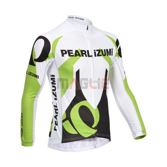 Maglia Pearl izumi manica lunga 2013 bianco e verde - Clicca l'immagine per chiudere