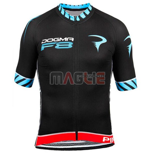 Maglia Pinarello manica corta 2015 nero e blu