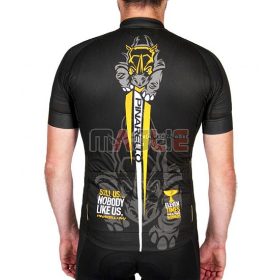 Maglia Pinarello manica corta 2016 giallo e nero