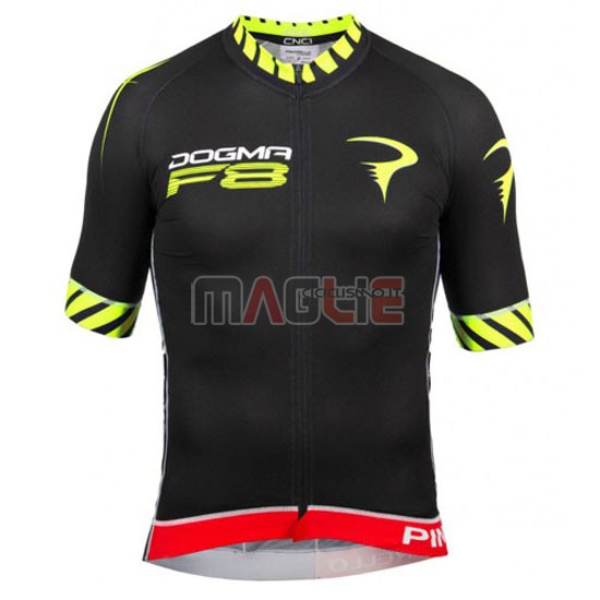 Maglia Pinarello manica corta 2016 nero e giallo - Clicca l'immagine per chiudere