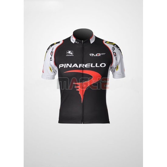 Maglia Pinarello manica corta 2010 nero e rosso