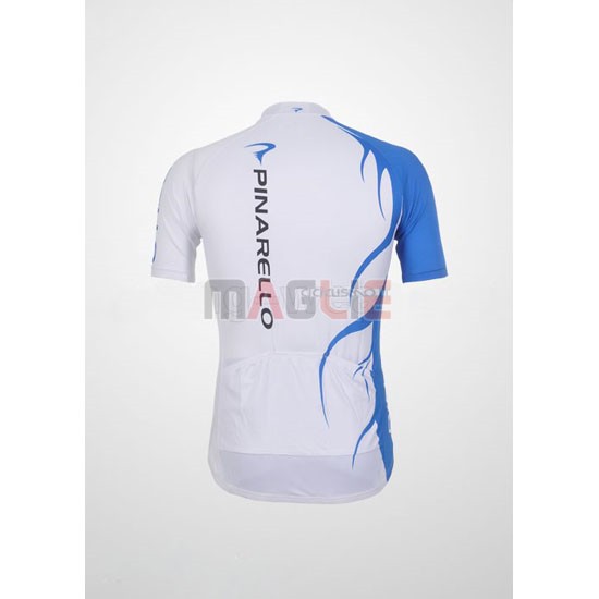 Maglia Pinarello manica corta 2011 celeste e bianco