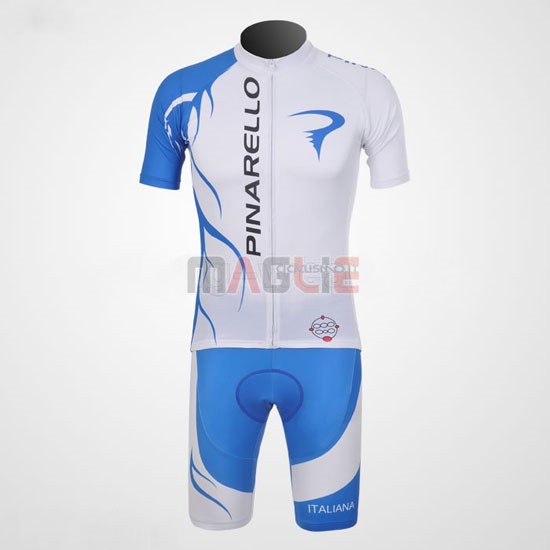 Maglia Pinarello manica corta 2011 celeste e bianco