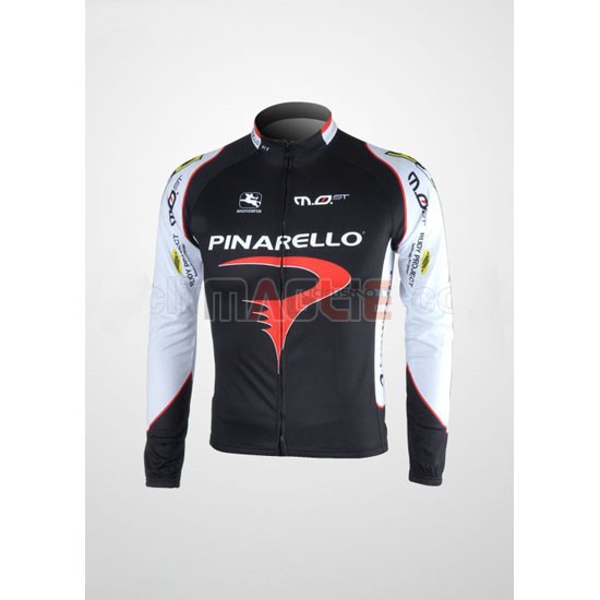 Maglia Pinarello manica lunga 2010 nero e bianco - Clicca l'immagine per chiudere