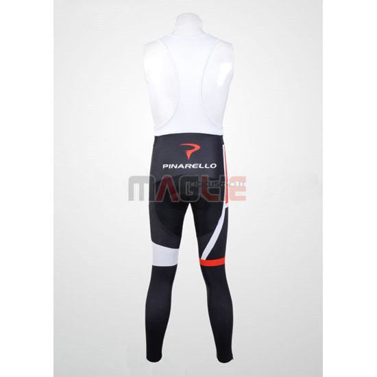 Maglia Pinarello manica lunga 2012 rosso e bianco