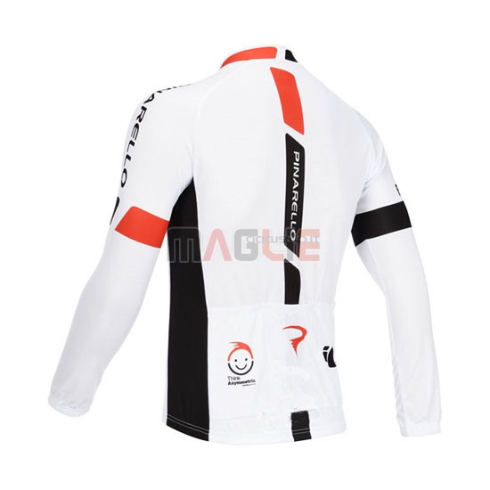 Maglia Pinarello manica lunga 2013 nero e bianco - Clicca l'immagine per chiudere