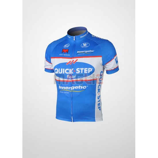 Maglia Quick Step manica corta 2010 celeste