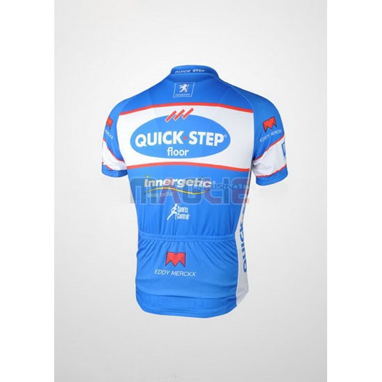 Maglia Quick Step manica corta 2010 celeste