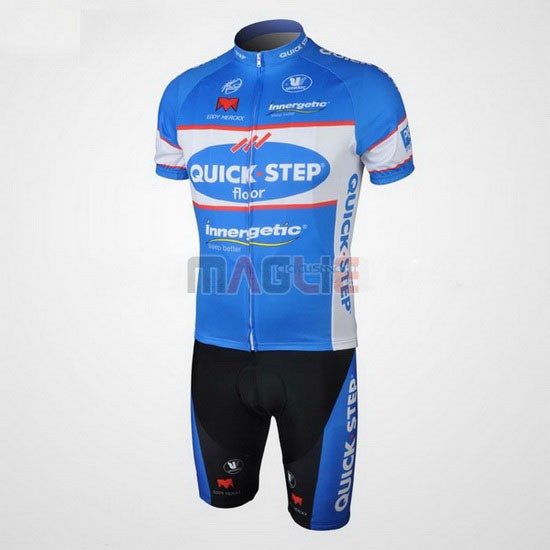 Maglia Quick Step manica corta 2010 celeste