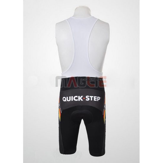 Maglia Quick Step manica corta 2010 giallo e nero