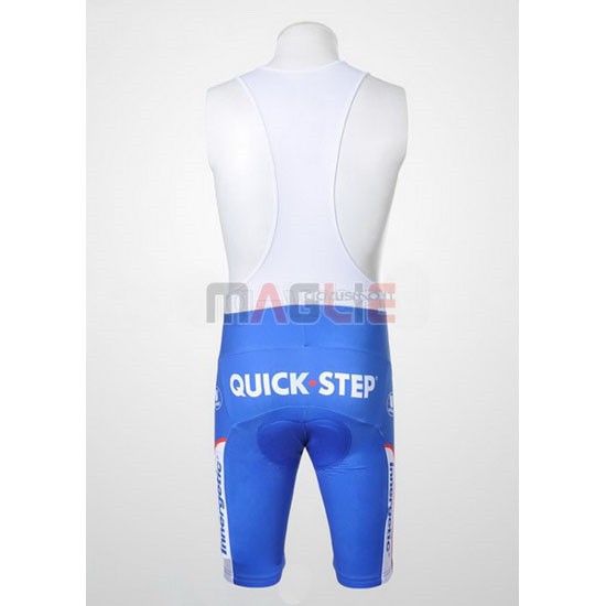 Maglia Quick Step manica corta 2011 bianco e celeste