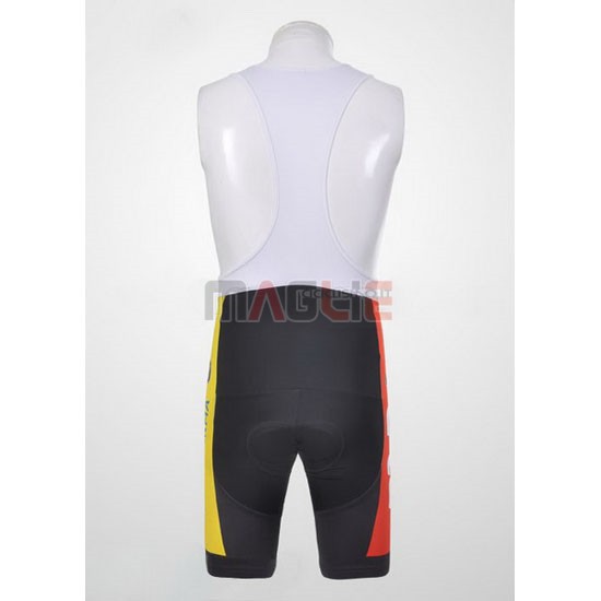 Maglia Quick Step manica corta 2011 nero e giallo