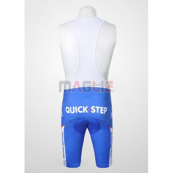 Maglia Quick Step manica corta 2011 rosso e bianco