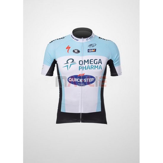 Maglia Quick Step manica corta 2012 azzurro e bianco - Clicca l'immagine per chiudere