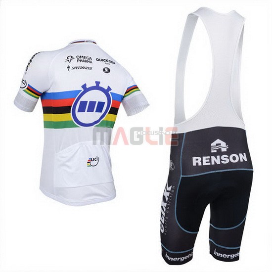 Maglia Quick Step manica corta 2013 bianco