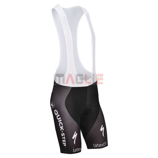 Maglia Quick Step manica corta 2014 nero e bianco