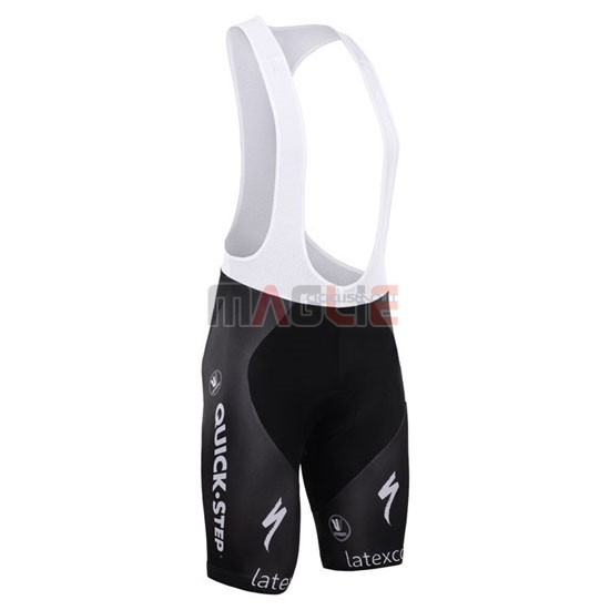 Maglia Quick Step manica corta 2015 nero e bianco