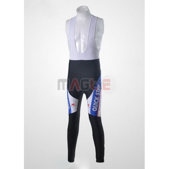 Maglia Quick Step manica lunga 2011 bianco e celeste