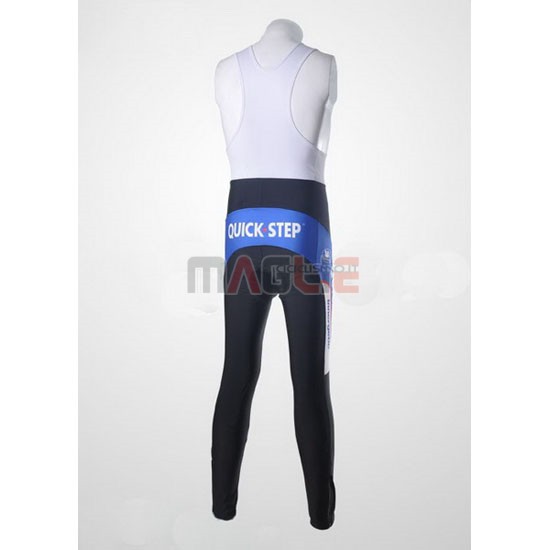 Maglia Quick Step manica lunga 2011 bianco e celeste