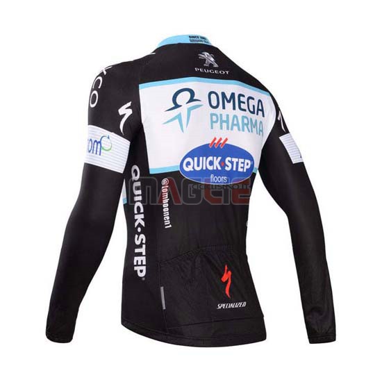 Maglia Quick Step manica lunga 2014 nero e bianco - Clicca l'immagine per chiudere