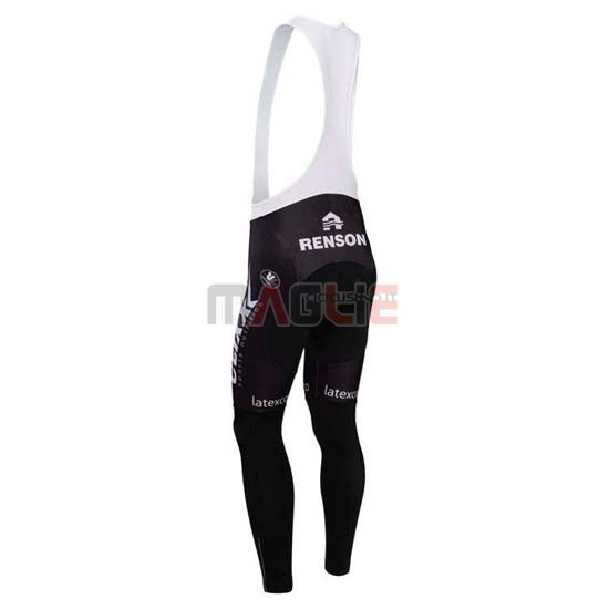 Maglia Quick Step manica lunga 2014 nero e bianco