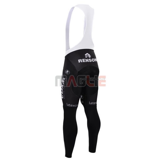 Maglia Quick Step manica lunga 2015 nero e bianco