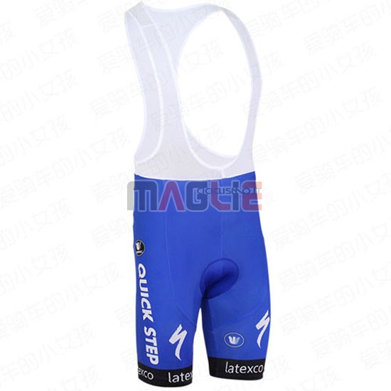 Maglia Quick Step manica corta 2016 blu e nero