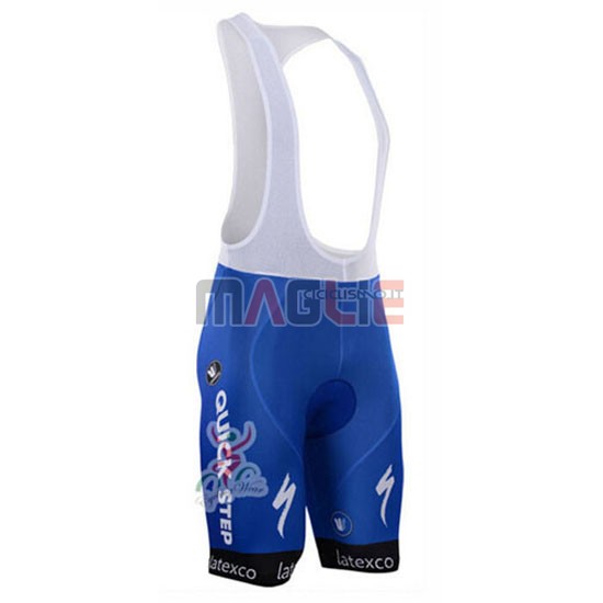 Maglia Quick Step manica corta 2016 nero e blu