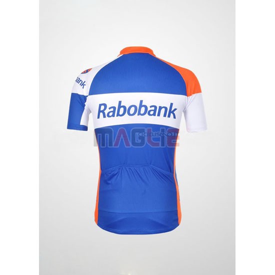 Maglia Rabobank manica corta 2012 blu e bianco