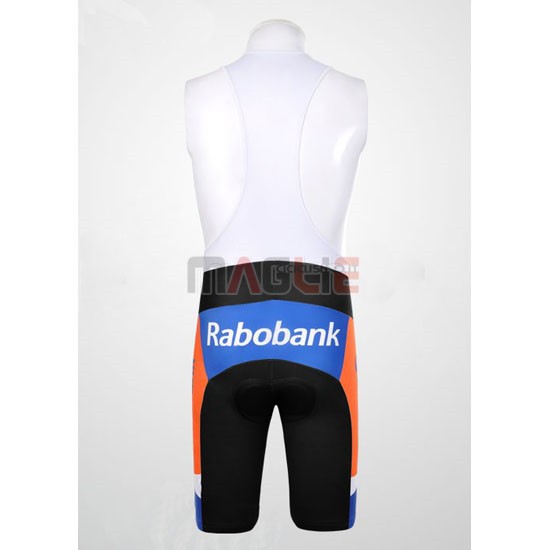 Maglia Rabobank manica corta 2012 blu e bianco