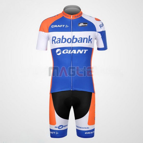 Maglia Rabobank manica corta 2012 blu e bianco - Clicca l'immagine per chiudere