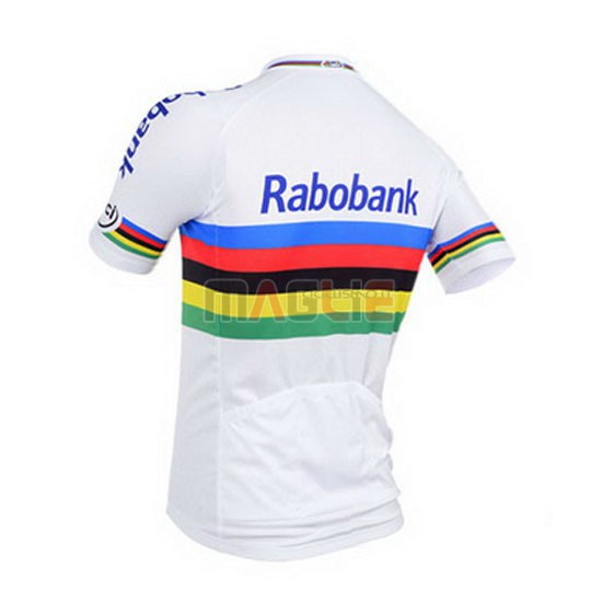 Maglia Rabobank manica corta 2013 bianco