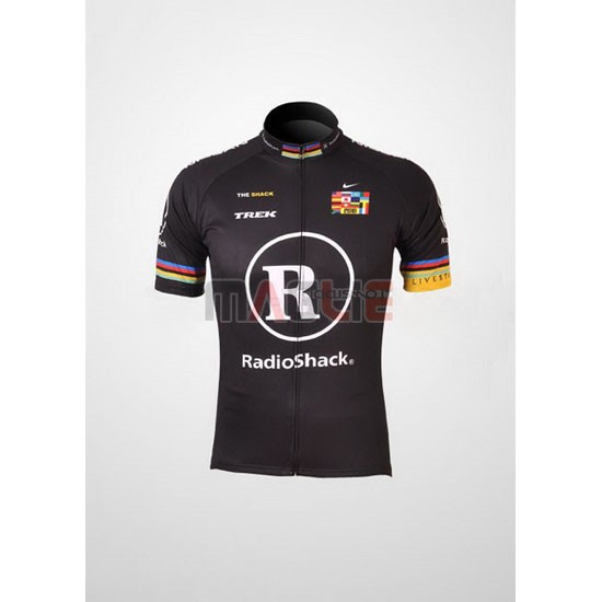 Maglia Radioshack manica corta 2010 nero